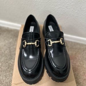 Steve Madden Lando Black Leather